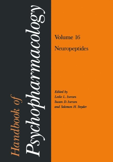 Solomon H. Snyder, Susan D. Iversen, Leslie L. Iversen - Handbook of Psychopharmacology, E-bok