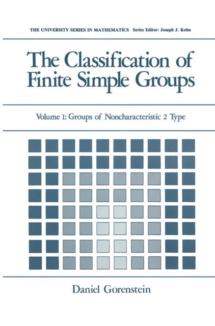 Daniel Gorenstein - Classification of Finite Simple Groups, E-bok
