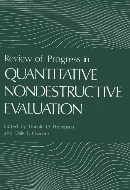 Dale E. Chimenti, Donald O. Thompson - Review of Progress in Quantitative Nondestructive Evaluation, E-bok