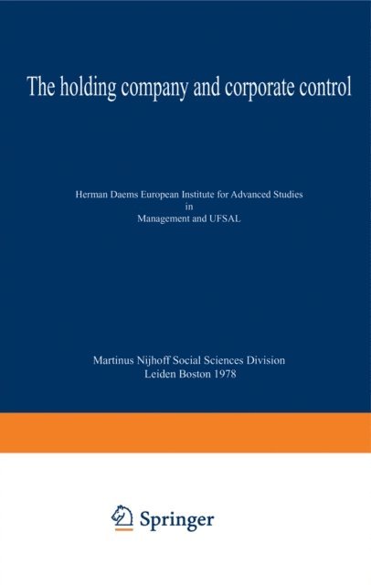 Herman P. Daems - holding company and corporate control, E-bok