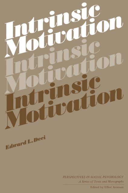 Edward L. Deci - Intrinsic Motivation, E-bok