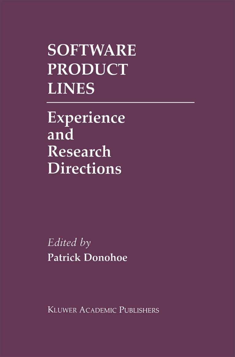 Patrick Donohoe - Software Product Lines, Häftad