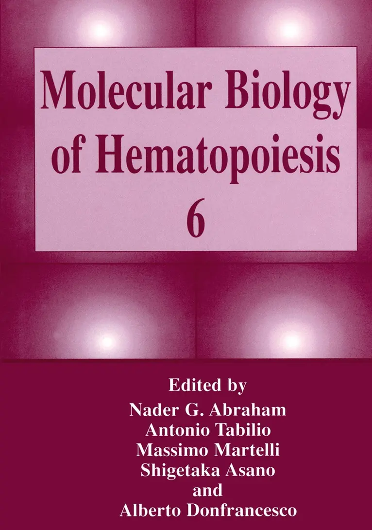 Nader G. Abraham, Antonio Tabilio, Massimo Martelli, Shigetaka Asano, Alberto Donfrancesco - Molecular Biology of Hematopoiesis 6, Häftad. Tillgänglighet: Lägg i varukorg