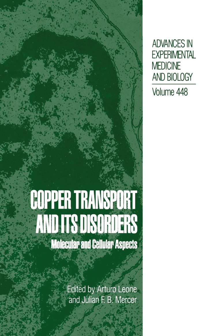 Arturo Leone, Julian F.B. Mercer - Copper Transport and Its Disorders, Häftad. Tillgänglighet: Lägg i varukorg