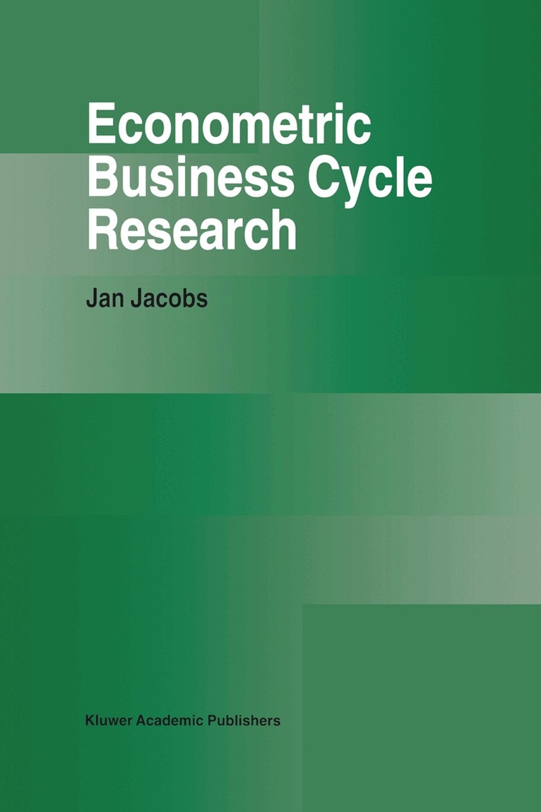 Jan Jacobs - Econometric Business Cycle Research, Häftad. Tillgänglighet: Lägg i varukorg