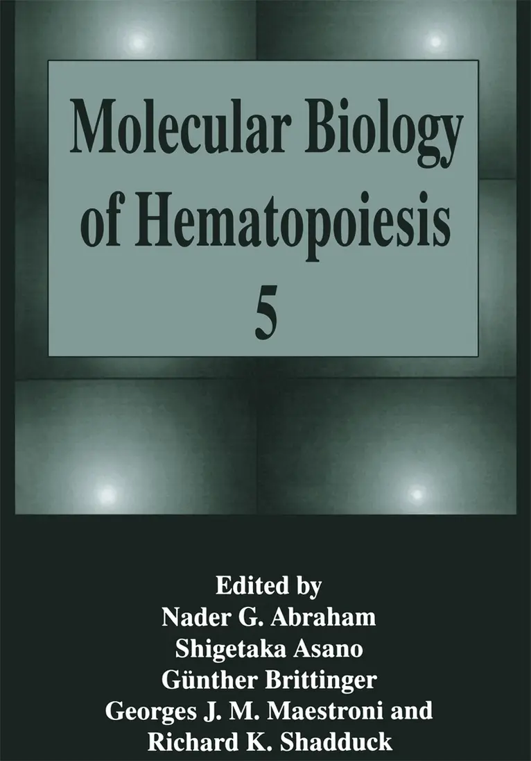 Nader G. Abraham, Shigetaka Asano, G. Brittinger, G.J.M. Maestroni, R.K. Shadduck - Molecular Biology of Hematopoiesis 5, Häftad. Tillgänglighet: Lägg i varukorg