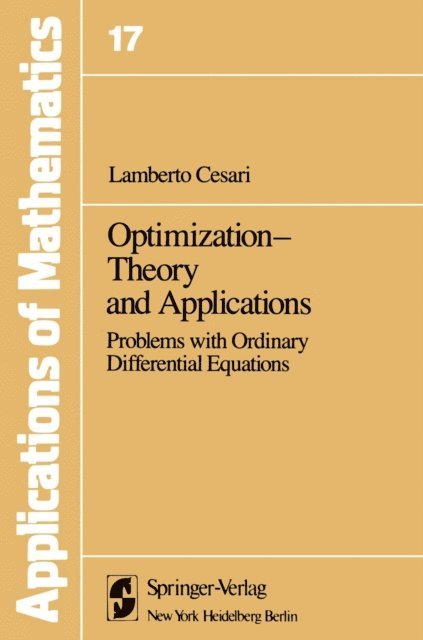 L. Cesari - Optimization-Theory and Applications, E-bok