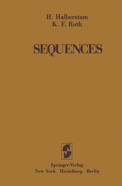 K.F. Roth, H. Halberstam - Sequences, E-bok