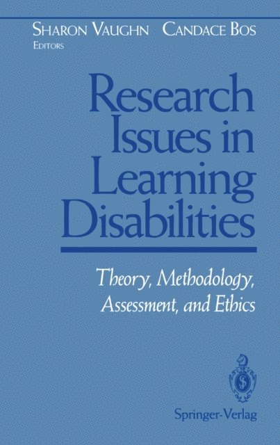 Candace S. Bos, Sharon Vaughn - Research Issues in Learning Disabilities, E-bok