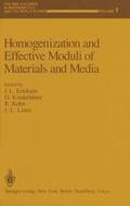 Homogenization and Effective Moduli of Materials and Media