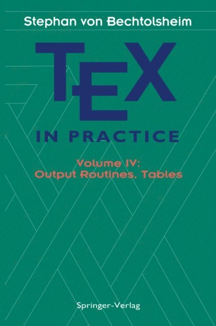 Stephan v. Bechtolsheim - TEX in Practice, E-bok