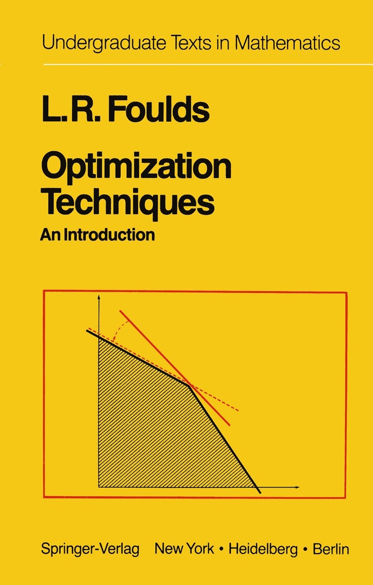 L. R. Foulds - Optimization Techniques, Häftad. Tillgänglighet: Lägg i varukorg