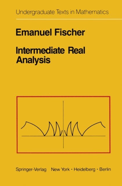 E. Fischer - Intermediate Real Analysis, E-bok