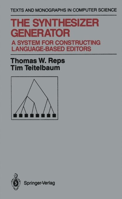 Tim Teitelbaum, Thomas W. Reps - Synthesizer Generator, E-bok