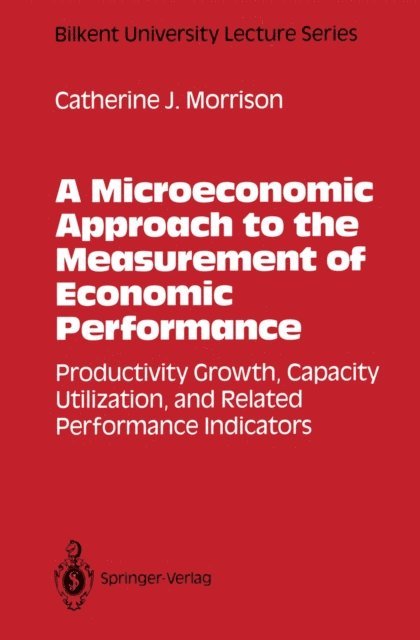 Catherine J. Morrison - Microeconomic Approach to the Measurement of Economic Performance, E-bok