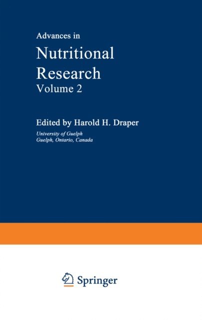 H. Draper - Advances in Nutritional Research, E-bok