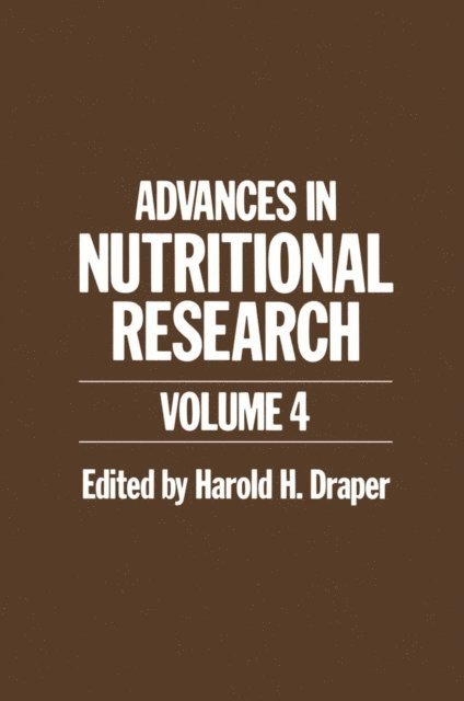 Harold H. Draper - Advances in Nutritional Research, E-bok