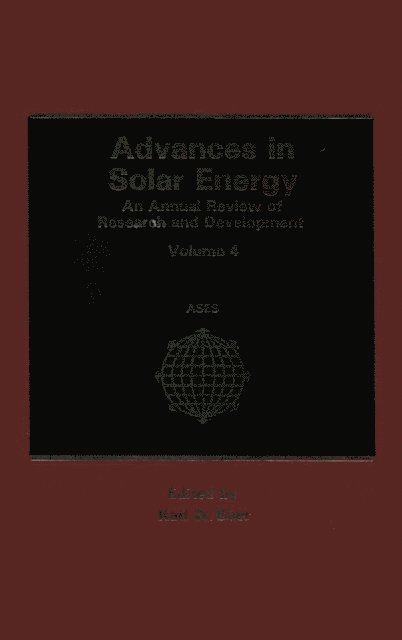 Karl W. Boer - Advances in Solar Energy, E-bok