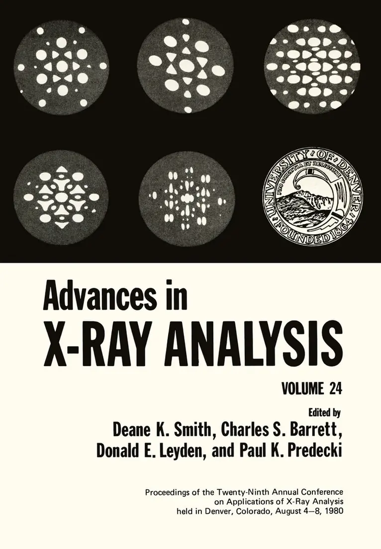 D. K. Smith - Advances in X-Ray Analysis, Häftad. Tillgänglighet: Lägg i varukorg