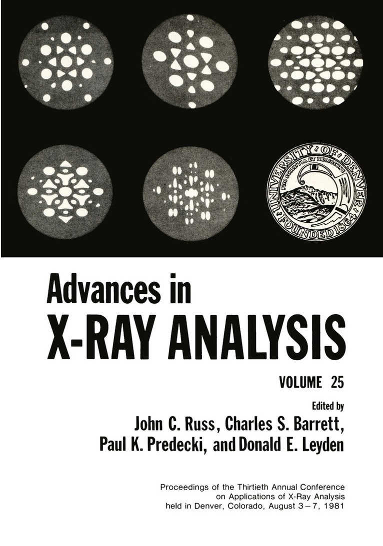 John C. Russ - Advances in X-Ray Analysis, Häftad