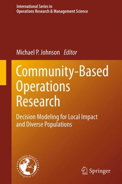 Michael P. Johnson - Community-Based Operations Research, E-bok