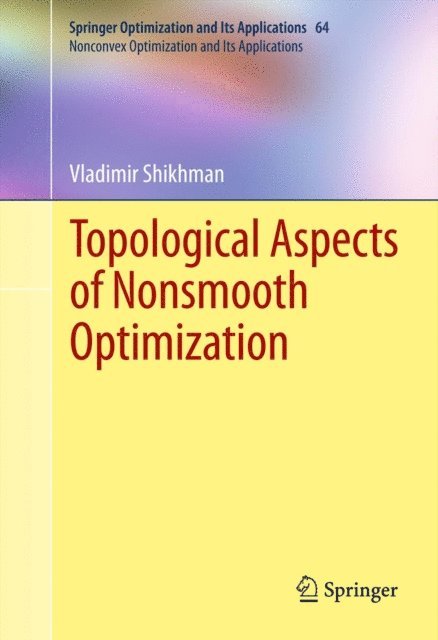 Vladimir Shikhman - Topological Aspects of Nonsmooth Optimization, E-bok