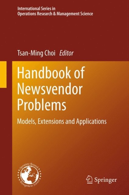 Tsan-Ming Choi - Handbook of Newsvendor Problems, E-bok