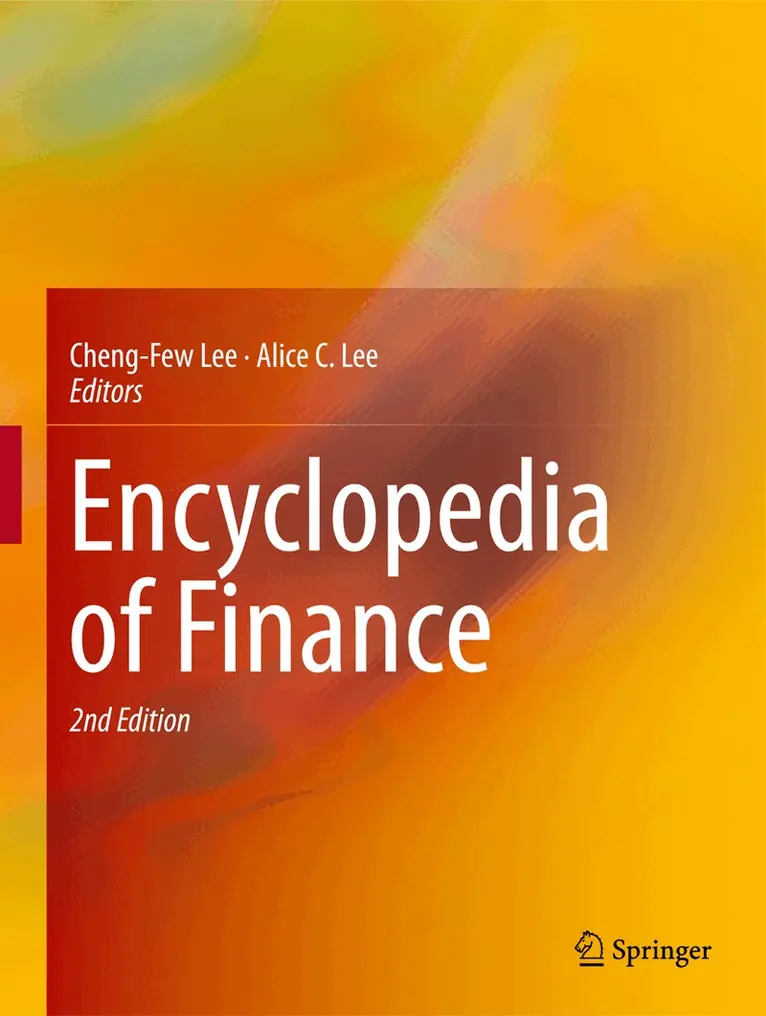 Cheng-Few Lee, Alice C. Lee - Encyclopedia of Finance, Inbunden. Tillgänglighet: Lägg i varukorg