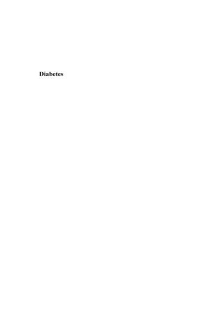 Shamim I. Ahmad - Diabetes, E-bok