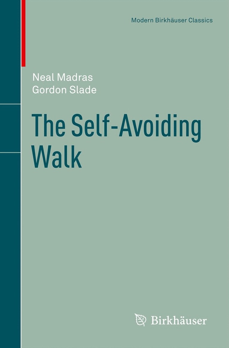 Neal Madras, Gordon Slade - Self-Avoiding Walk, Häftad