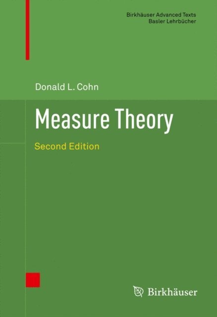 Donald L. Cohn - Measure Theory, E-bok