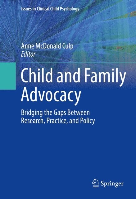 Anne McDonald Culp - Child and Family Advocacy, E-bok