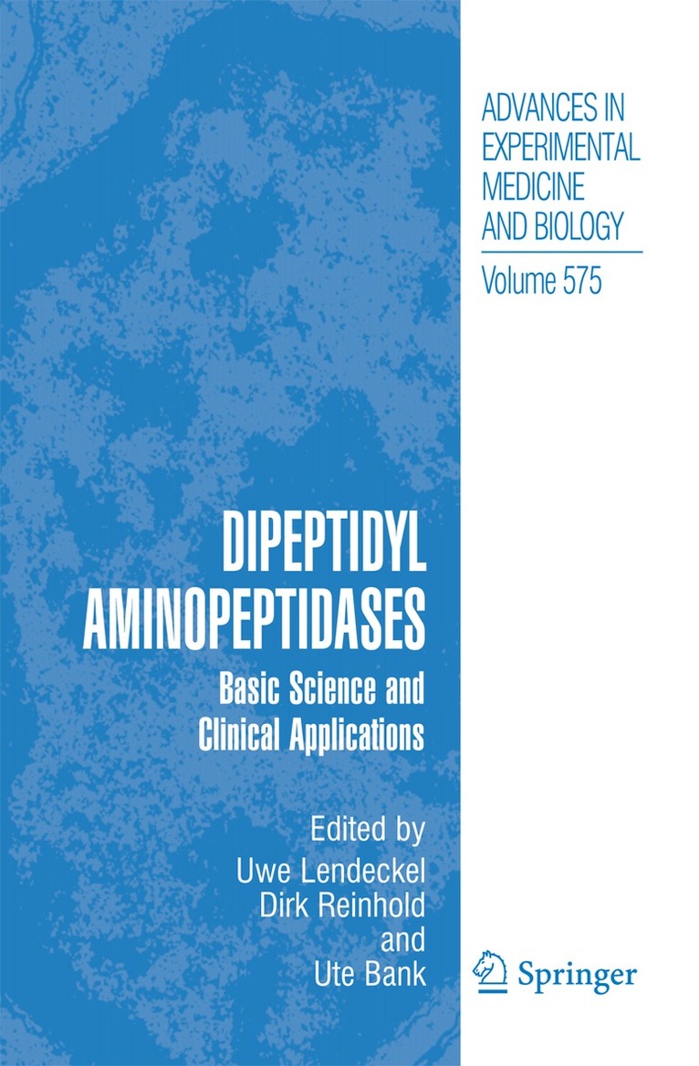 Uwe Lendeckel, Dirk Reinhold, Ute Bank - Dipeptidyl Aminopeptidases, Häftad. Tillgänglighet: Lägg i varukorg