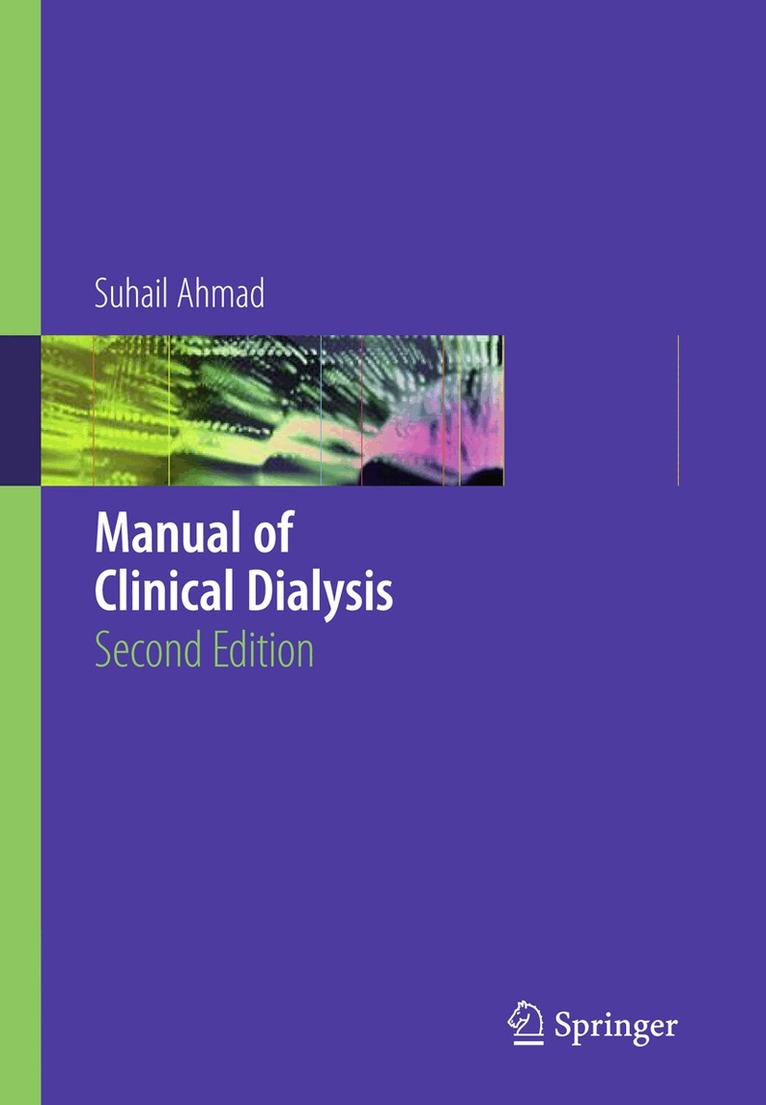 Suhail Ahmad - Manual of Clinical Dialysis, Häftad. Tillgänglighet: Lägg i varukorg