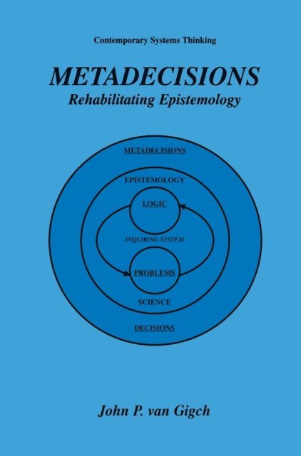 John P. van Gigch - Metadecisions, E-bok
