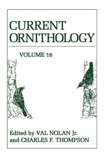 Charles F. Thompson, Val Nolan Jr. - Current Ornithology, E-bok