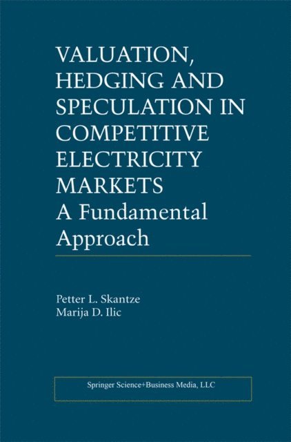 Marija Ilic, Petter L. Skantze - Valuation, Hedging and Speculation in Competitive Electricity Markets, E-bok