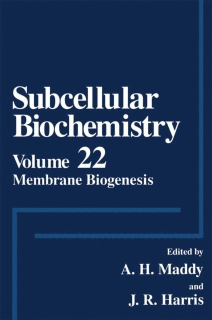 J. Robin Harris, A.H. Maddy - Membrane Biogenesis, E-bok
