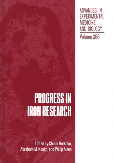 Philip Aisen, Abraham M. Konijn, Chaim Hershko - Progress in Iron Research, E-bok