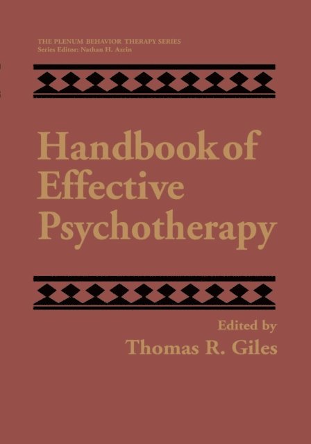 Thomas R. Giles - Handbook of Effective Psychotherapy, E-bok