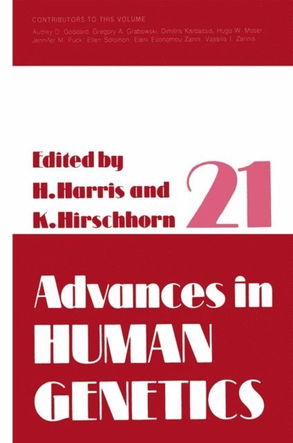 Kurt Hirschhorn, Harry Harris - Advances in Human Genetics 21, E-bok