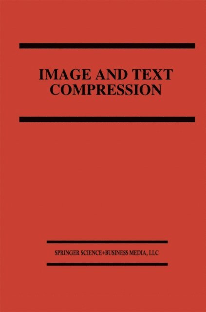James A. Storer - Image and Text Compression, E-bok
