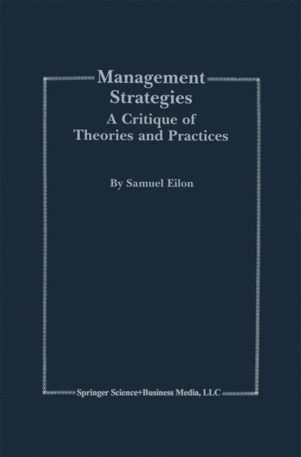 Samuel Eilon - Management Strategies, E-bok