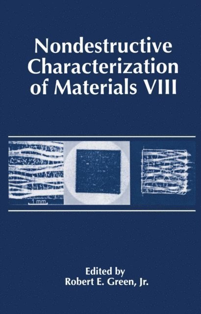 Robert E. Green - Nondestructive Characterization of Materials VIII, E-bok