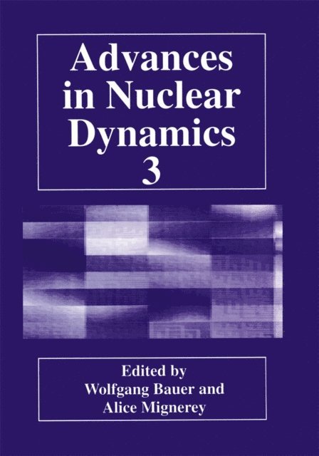Alice Mignerey, Wolfgang Bauer - Advances in Nuclear Dynamics 3, E-bok