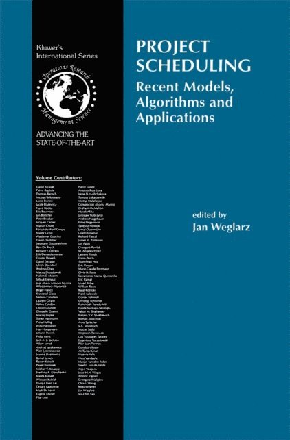 Jan Weglarz - Project Scheduling, E-bok