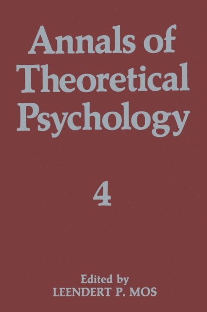 Leendert P. Mos - Annals of Theoretical Psychology, E-bok