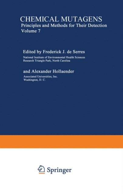 Alexander Hollaender, Frederick J. de Serres - Chemical Mutagens, E-bok