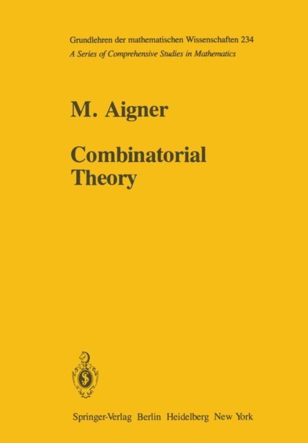 Martin Aigner - Combinatorial Theory, E-bok