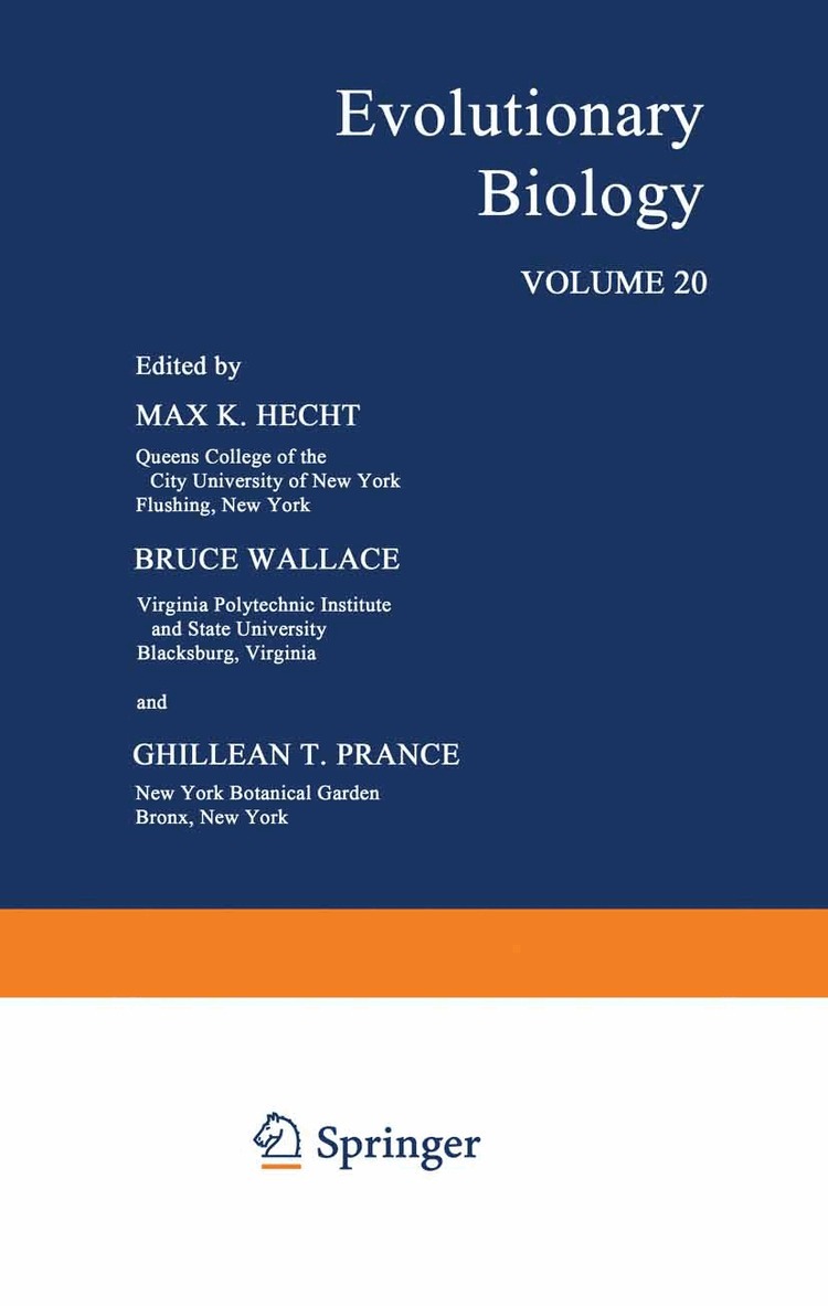 Max Hecht - Evolutionary Biology, Häftad